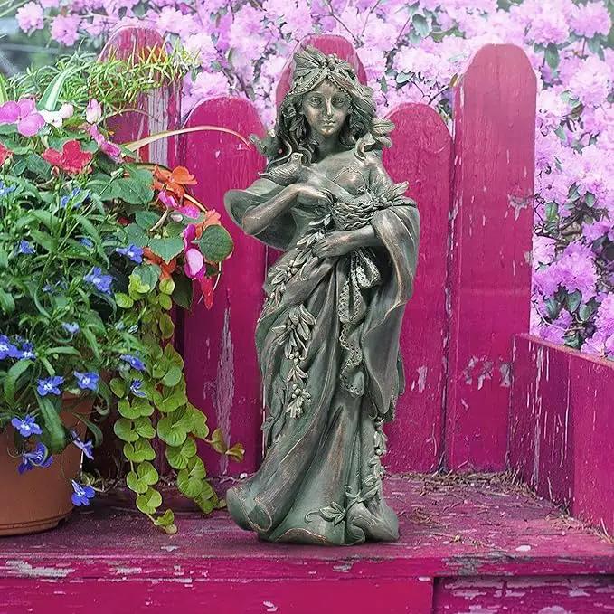 Design Toscano NG31497 Mother Nature Maiden of the Forest Statue,Full Color by GreenHaven Gardens