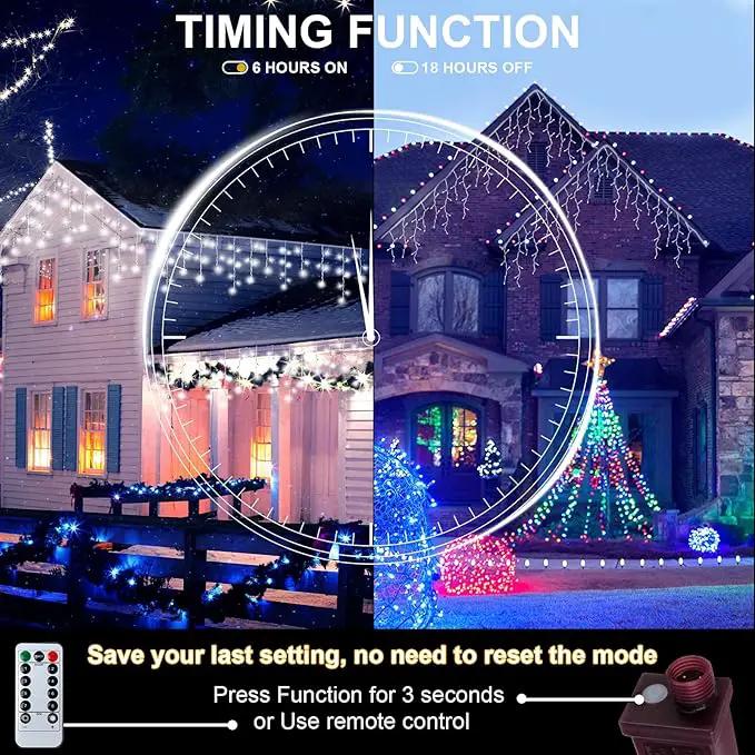 PEMOTech 432-LED 32.8FT DIY Decorative Lights with Remote & 8 Modes，Plug in Connectable Fairy Lights Timer for for Wedding, Storefront Decoration, Easter, Garden Parties & Waterproof Spring Nights by GreenHaven Gardens