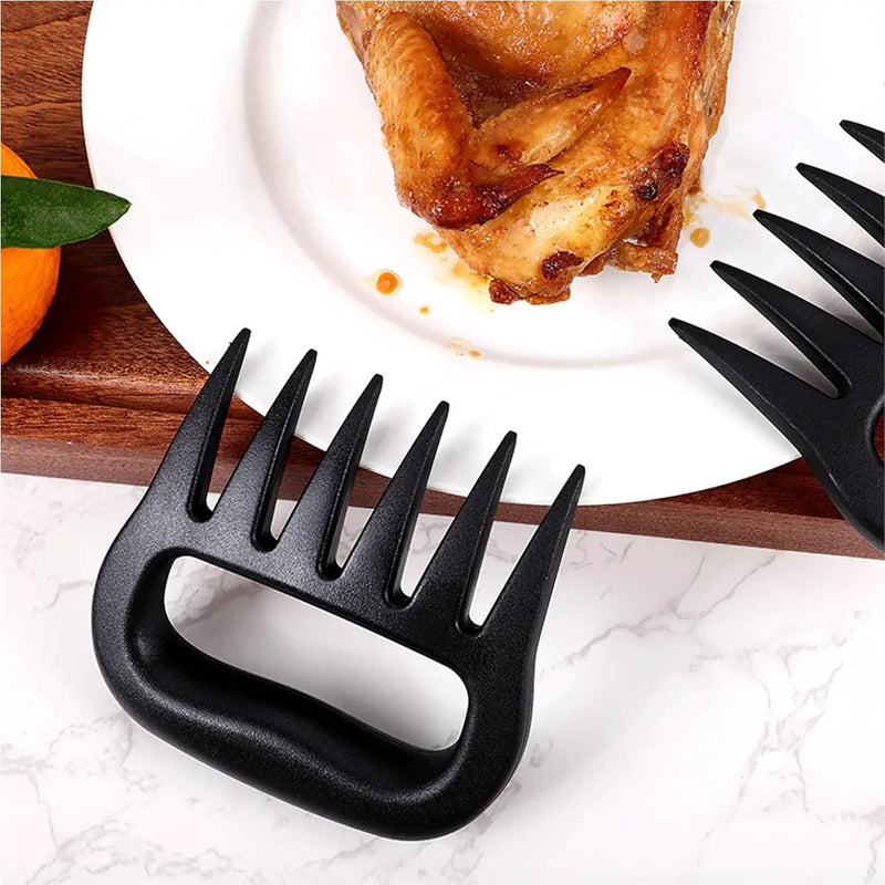 Meat Shredder Claws - Bear Claws for Shredding Meat - Claws for Pulled Pork, Chicken Shredder Tool - Perfect for BBQ Gifts, Easily Lift, Handle, Shred, and Cut Meats - Heat Resistant (Black) by GreenHaven Gardens
