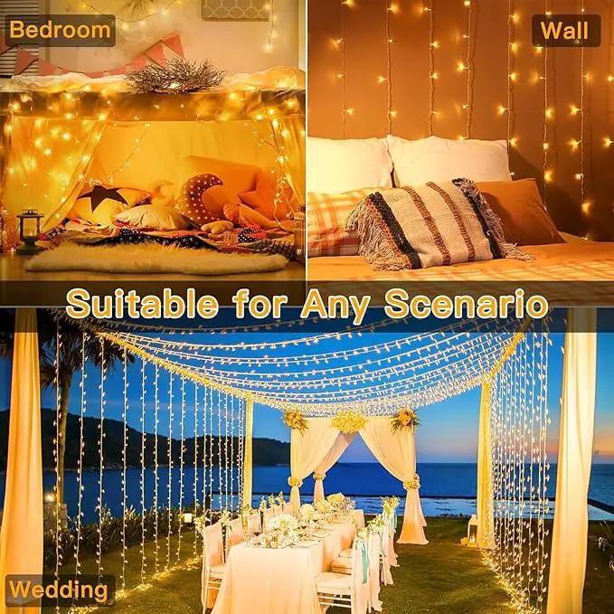Ollny Christmas Lights Outdoor Waterproof, 1000LED 328FT Super Long String Lights with Remote 3 Timer, Plug in 8 Modes Fairy Light for Outside House Bedroom Xmas Decorations, Warm White by GreenHaven Gardens