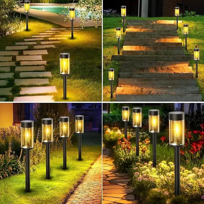 nipify LED Solar Pathway Lights Outdoor, 12 Pack Bright Solar Powered Path Garden Light Waterproof, Auto On/Off Solar Yard Lighting for Walkway Lawn Patio Landscape by GreenHaven Gardens