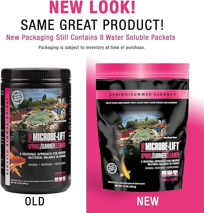 MICROBE-LIFT 10XSSCX1 Spring and Summer Pond and Outdoor Water Garden Cleaner, Safe for Live Koi Fish, Plant Life, and Decor, 16 Ounces by GreenHaven Gardens