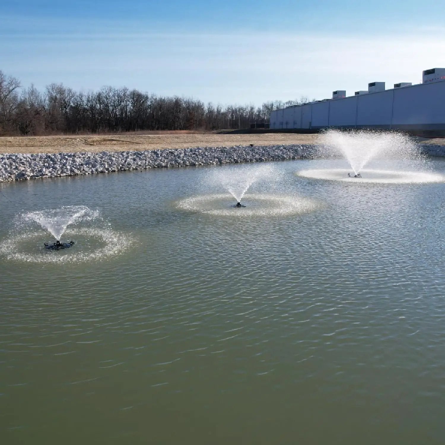 HALF OFF PONDS Floating Fountain – 1.2 HP Pond Aerator, 100' Cord – 10,000 GPH Water Pump – 11 Spray Patterns - Energy-Efficient – White LED Lights - for Large Ponds, Lakes & Water Gardens by GreenHaven Gardens