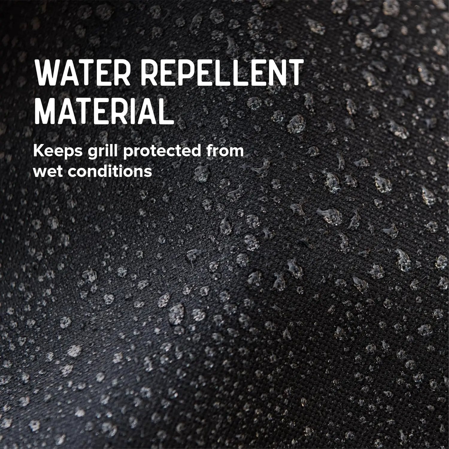 56" Gas Grill Cover, Water-Resistant Heavy Duty Polyester PVC Blend, Adjustable Straps, Built-in Pouch, Designed for Standard 3 & 4-Burner BBQ Grills, Black - 700-20141 by GreenHaven Gardens