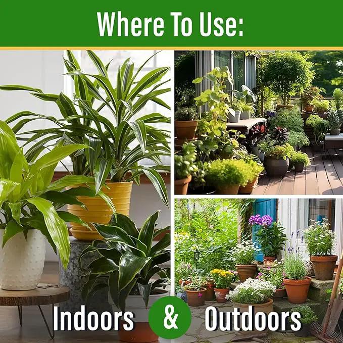 Elm Dirt Plant Juice Organic Fertilizer for All Plants - Indoor or Outdoor (1 Bottle) by GreenHaven Gardens