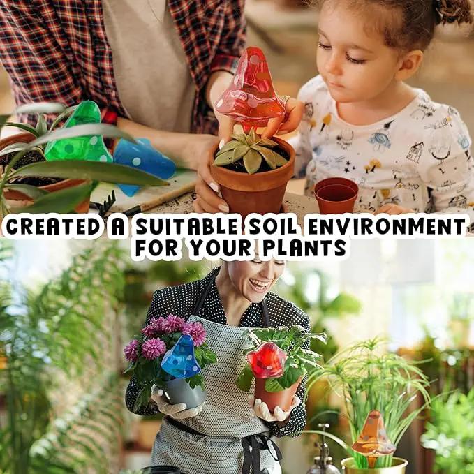 Plant Self Watering Globes Bulbs Planter Insert Automatic Plastic Watering Devices Plant Waterer Spikes for Indoor Outdoor,Self Irrigation System Lasts for One Week by GreenHaven Gardens