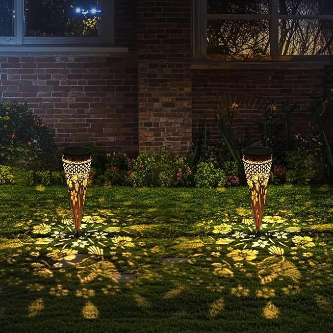 Solar Hummingbirds Garden Stakes Lights 4Pack Outdoor Decorative Lighting for Yard Pathway Patio Decor Lawn Ornament Gifts for Women Mom by GreenHaven Gardens