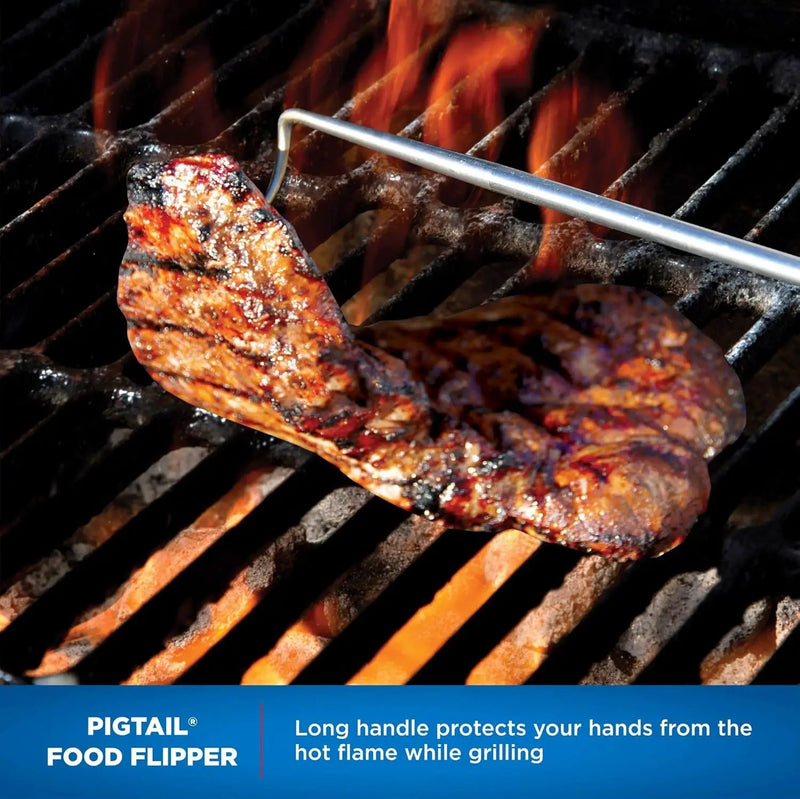 Single 19" PigTail Food Flipper by GreenHaven Gardens
