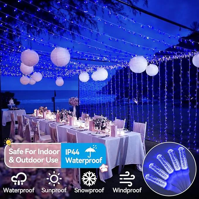 Heceltt 360 LED 118 FT String Lights Outdoor, 8 Modes Easter Lights Plug in, IP44 Waterproof Led String Lights with Timer and Memory for Easter Yard Party Garden Decorations (Blue) by GreenHaven Gardens