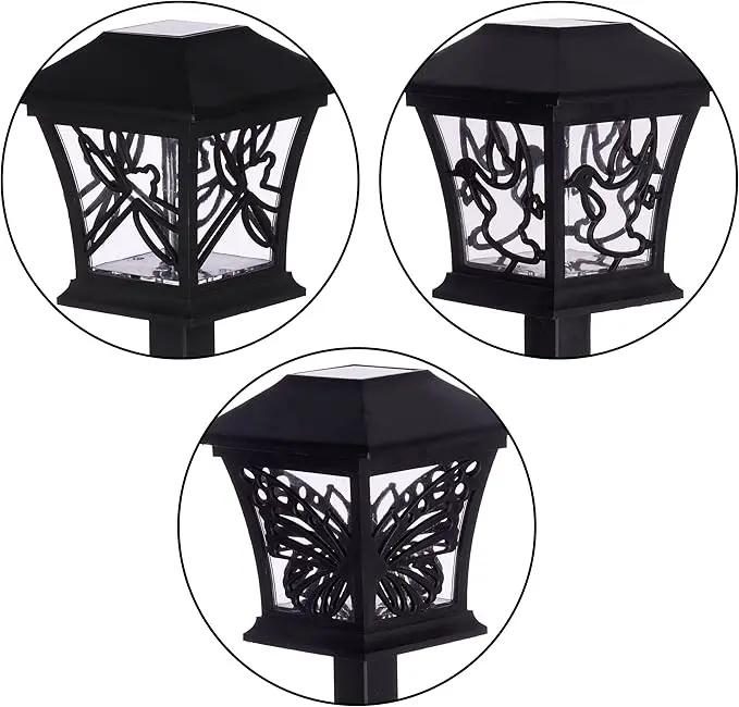 Alpine Corporation Solar-Powered Nature Inspired Pathway Lights, 3-Piece by GreenHaven Gardens