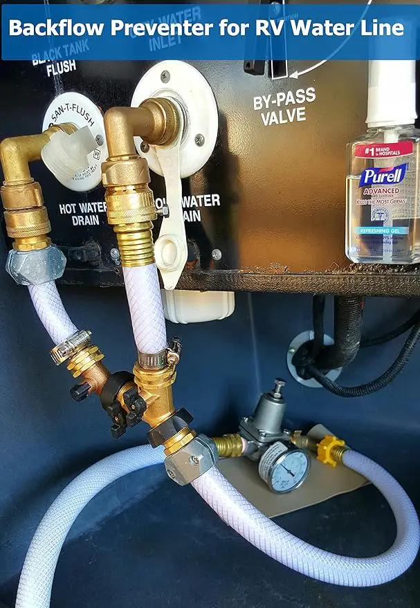 WHK Hose Bib Backflow Preventer Vacuum Breaker,Garden Hose Check Valve to Connect 3/4 Inch Outdoor Faucet Spigot,Sprinkler,RV,Anti-Siphon,6 Packs by GreenHaven Gardens