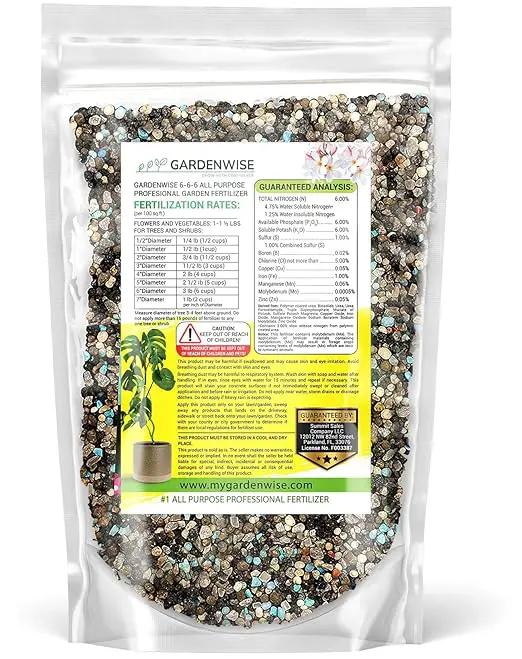 6-6-6 All-Purpose Professional Plant Food Fertilizer; Ideal for Winter Care & Spring Feeding, Perfect Balanced NPK for Indoor and Outdoor Plants (1 Quart) by GreenHaven Gardens
