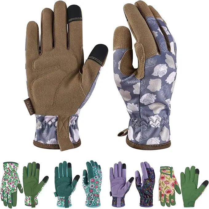 Gardening Gloves for Women and Men, Garden Gloves with Touch Screen, Thorn Proof Puncture Resistant Working Gloves, Gardening Gifts for Women, Size Medium by GreenHaven Gardens