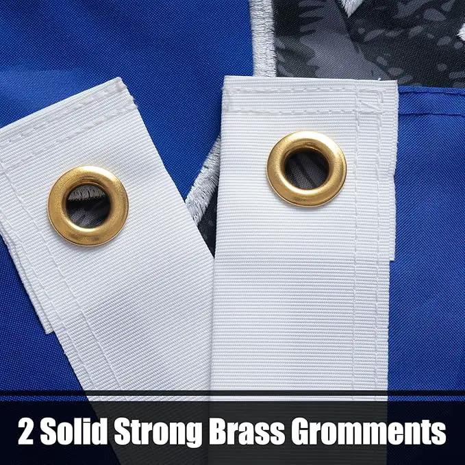 TOPFLAGS Pennsylvania Flag 3x5 Outdoor PA State Flags Double Sided Embroidered Longest Lasting Heavy Duty Polyester Stronger Brass Grommets 4 Stitched Hemming Perfect for Outside by GreenHaven Gardens