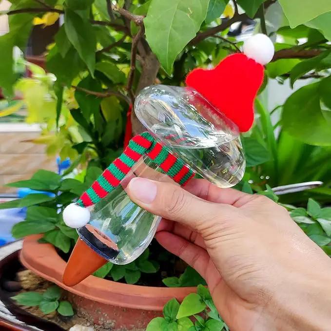 Mushroom Shape Self Watering Spikes, Plant Watering Bulbs Drip Irrigation System Devices for Indoor and Outdoor Plants by GreenHaven Gardens