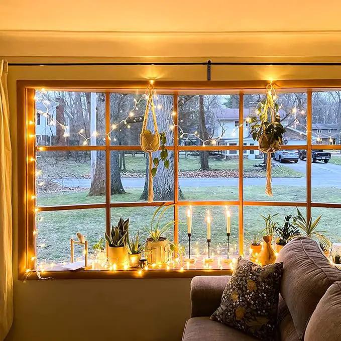 JMEXSUSS 400 LED String Lights Indoor, 132ft Warm White Christmas Lights Outdoor Plug in, 8 Modes Waterproof Twinkle Lights for Outside Holiday Wedding Party Decorations by GreenHaven Gardens