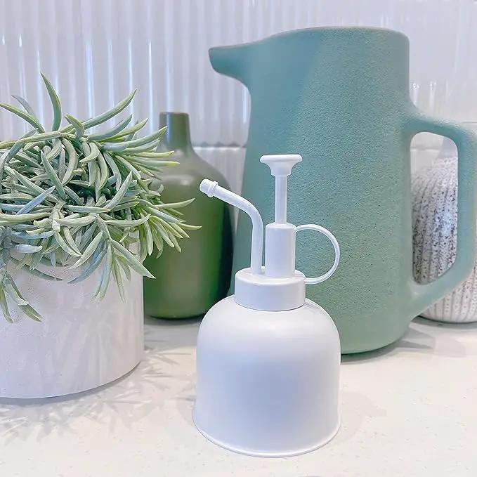 Plant Mister Spray Bottle Stainless Steel Watering Can for Indoor Plants Bonsai Sprayer Succulent Spritzer Houseplant Atomizer Terrarium Mister Modern Garden Tools 10oz/300ml White by GreenHaven Gardens