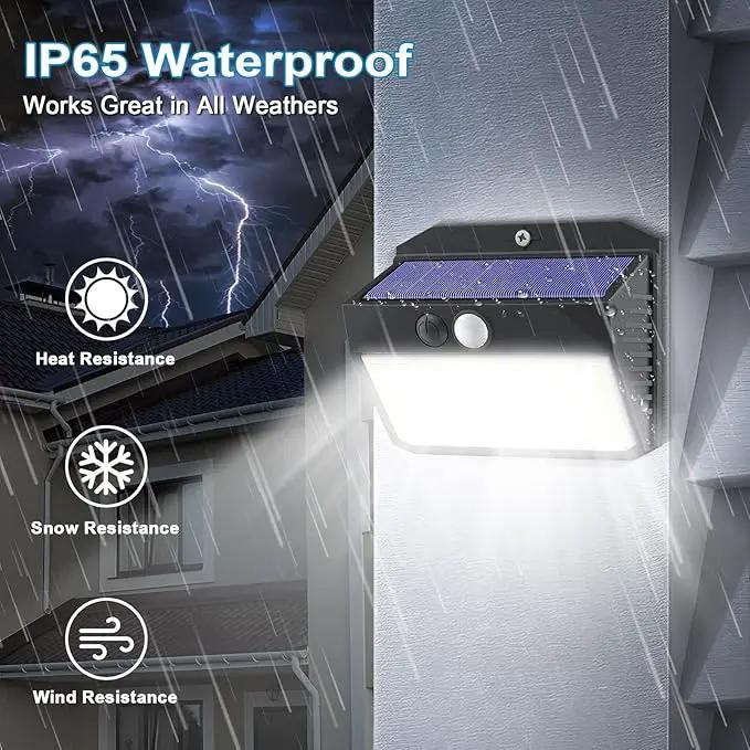 Solar Lights Outdoor 150 LED, 10 Pack Motion Sensor Lights With 3 Lighting Modes, IP65 Waterproof Fence Lights, Security Lights for House by GreenHaven Gardens