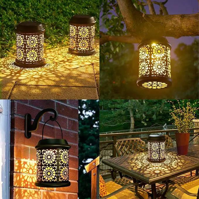 DenicMic Solar Lantern 1 Pack + Wall Lights 2 Pack by GreenHaven Gardens