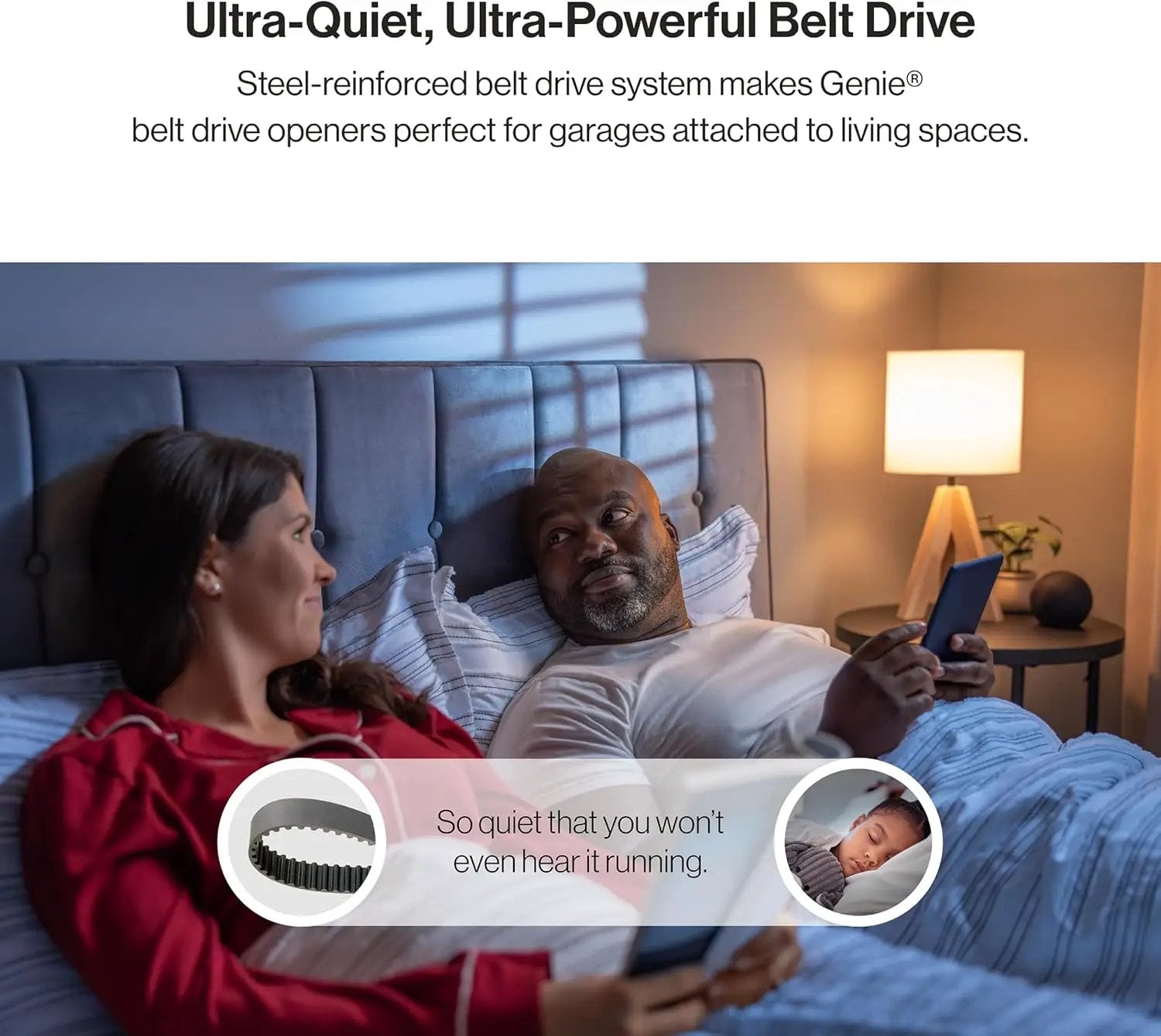 Genie StealthDrive 7155 Connect Smartphone-Controlled Belt Drive Garage Door Opener - 1 Each by GreenHaven Gardens