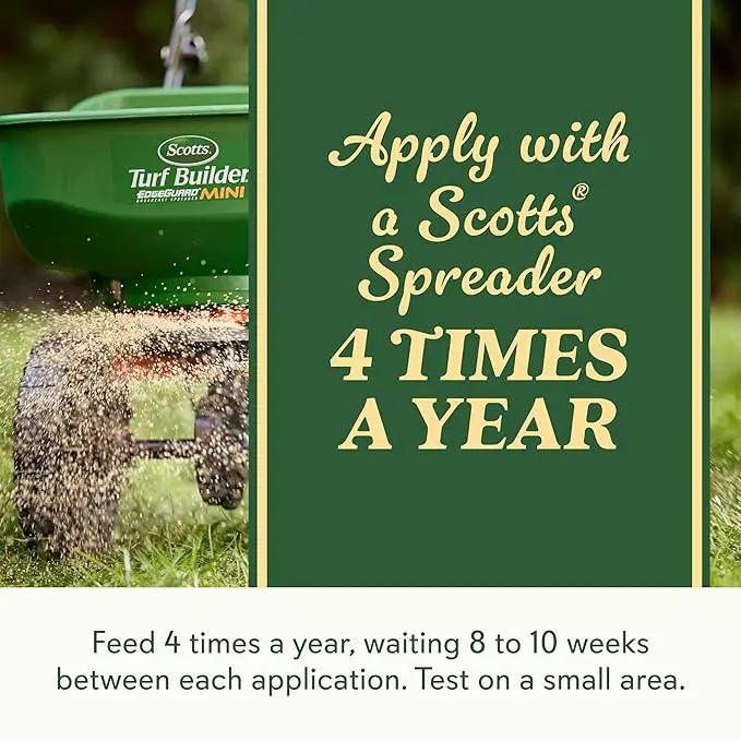 O.M. Scott and Sons Natural Grass Food, Food for Lawns, Fertilizes for up to 10 Weeks, Covers up to 2,000 sq. ft., 12.72 lbs., 2-Pack by GreenHaven Gardens