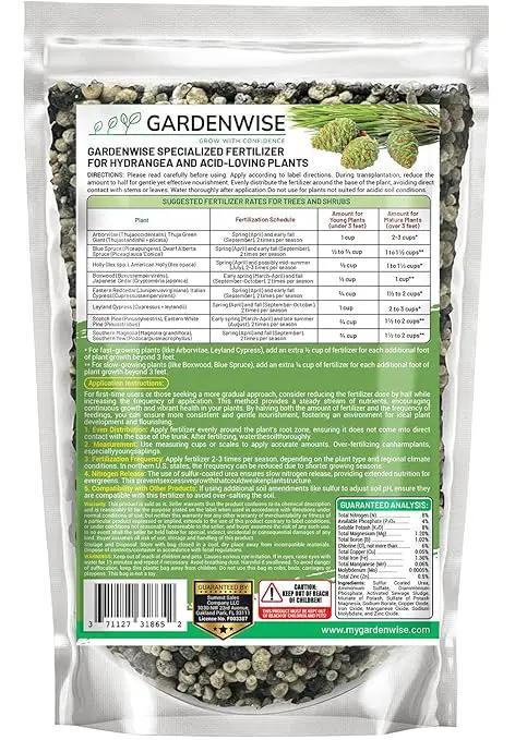 Evergreen Fertilizer – All-Purpose Granular Plant Food for Outdoor Trees and Shrubs, Azaleas, Magnolias, Pines & Arborvitae – Slow-Release Formula (1 Quart) by GreenHaven Gardens