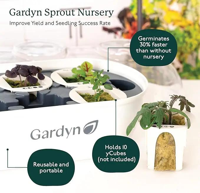 Gardyn Indoor Garden Nursery - Indoor Germination, Hydroponic Growing System - Seed Starter Tray Works with Gardyn Home Tower Gardens, Vertical Garden Planters & Microgreens Growing Kits by GreenHaven Gardens