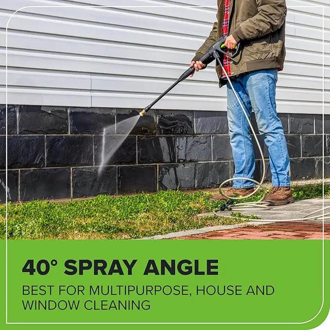 Greenworks 1900 PSI (SGS Certified) 1.2 GPM 13Amp Portable Compact Electric Pressure Washer, Power Washer for Cars, Driveways, Patios, Patio Furniture & Around Pools by GreenHaven Gardens