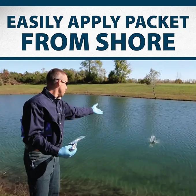 Airmax Pond Dye Packets Black DyeMond Colorant for Large Pond & Lake, Beneficial UV Blocking Color Concentrate, Maintain Clean & Clear Pond, Fish, Bird & Animal Safe, Easy Treatment, 2 Soluble Packets by GreenHaven Gardens