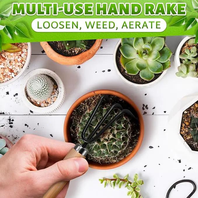 Hand Shovel for Gardening Trowel Garden Tool - 3Pcs Planting Tools Small Garden Rake Ergonomic Hand Tools Set Edging Shovel Indoor Plants Tools - Gardening Tools Heavy Duty Shovel Garden Tool Set by GreenHaven Gardens
