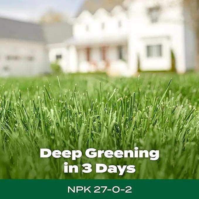 Scotts Green Max Lawn Food, Lawn Fertilizer Plus Iron Supplement for Greener Grass in 3 Days, 5,000 sq. ft., 16.67 lbs. by GreenHaven Gardens