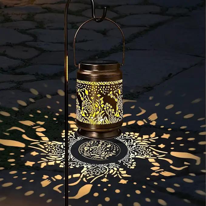 KY&BOSAM Pet Dog Memorial Solar Lights Outdoor Garden Decor Solar Lanterns Outdoor Waterproof Metal Light Memorial Gift, Pet Loss, Pet Sympathy, Thoughtful Dogs and Cats Remembrance, Bereavement Gift by GreenHaven Gardens