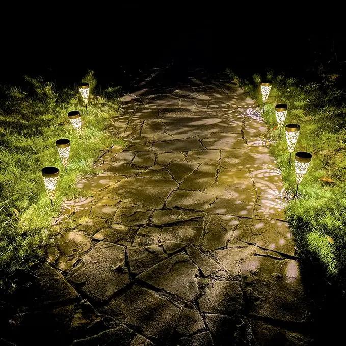 2-Pack Dragonfly Outdoor Solar Pathway Lights, Metal Garden Path Decorations, Waterproof Landscape Lighting for Yard, Lawn, Walkway – Gifts for Women, Mom, Grandma by GreenHaven Gardens