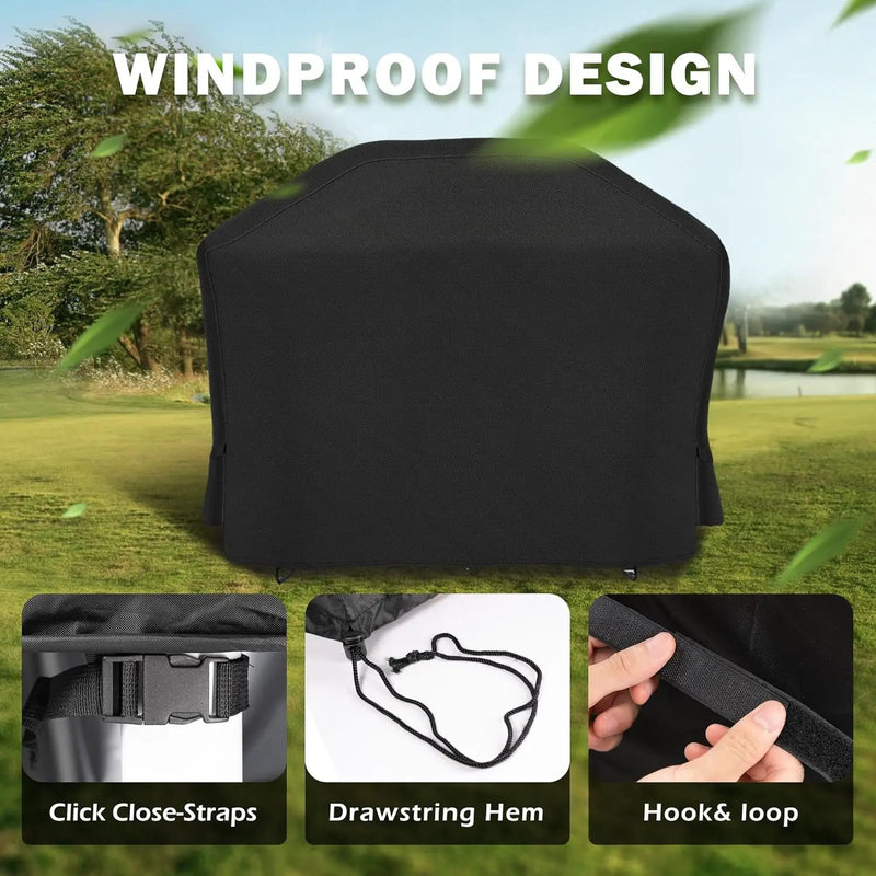 Grill Cover for Traeger Woodridge Elite Pellet Grill TFC97XLH, Outdoor Griddle Cover for Traeger Elite/Pro Pellet Smoker Grill, Waterproof BBQ Grill Cover for All Weather by GreenHaven Gardens