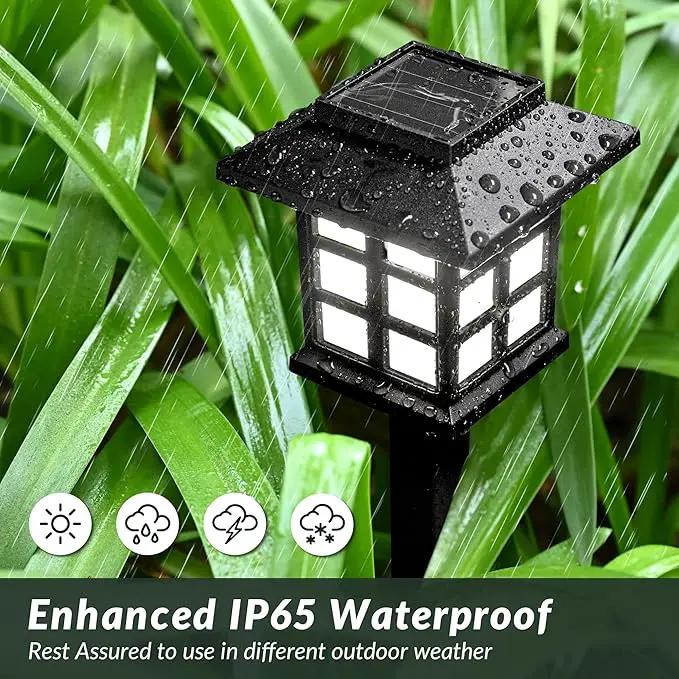 SOLPEX Solar Outdoor Lights,16 Pack Solar Path Lights, Solar Walkway Lights Outdoor, Solar Garden Lights, Solar Pathway Lights Outdoor Waterproof for Garden, Yard, Landscape and Driveway(Cold White) by GreenHaven Gardens