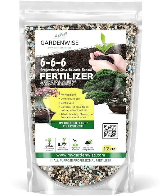 Bonsai Fertilizer Pellets – Slow-Release Bonsai Tree Fertilizer & Food for Compact Growth, Dense Branching & Healthy Roots | Ideal for All Bonsai & Money Tree (12 OZ) by GreenHaven Gardens