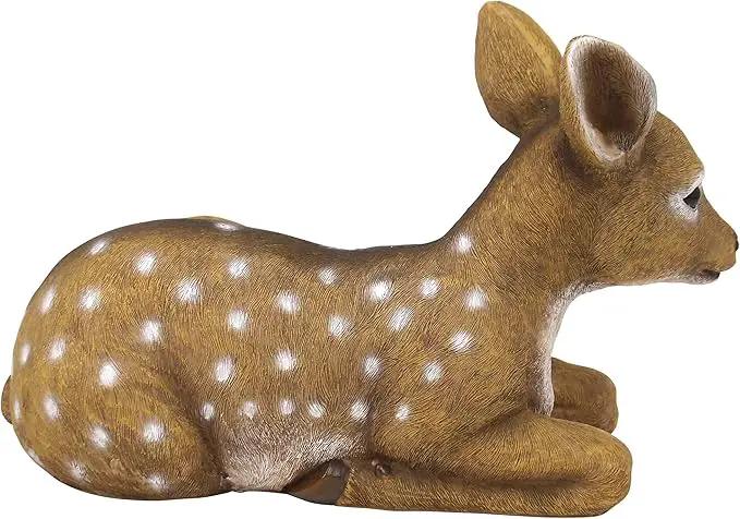 Design Toscano QM2787100 Darby, The Forest Fawn Baby Deer Statue, full color by GreenHaven Gardens