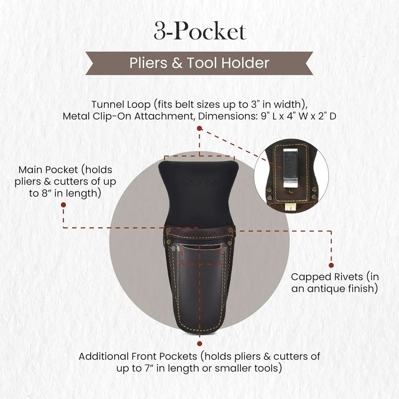 Style n Craft 9-Pocket Carpenter’s Nail and Tool Pouch by GreenHaven Gardens