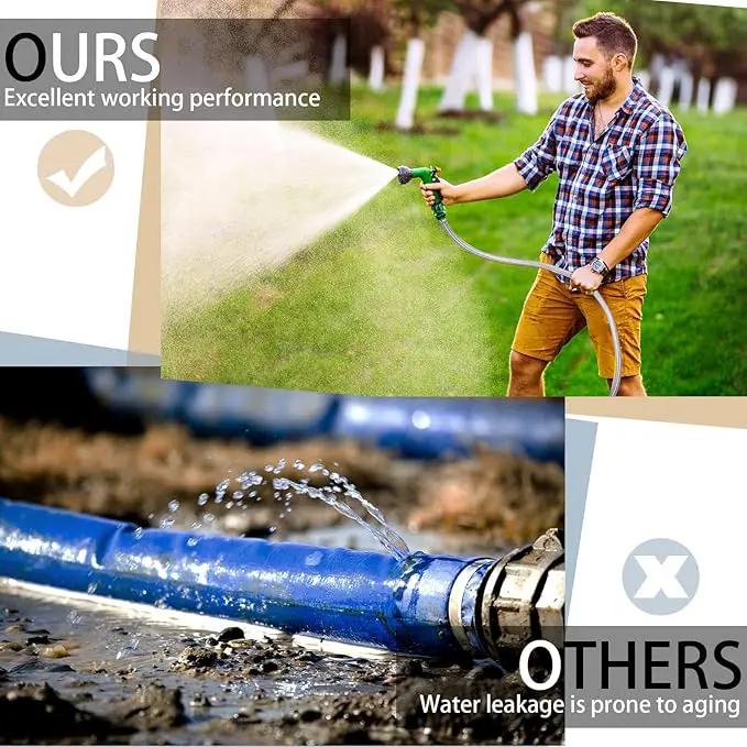 Frienda Heavy Duty Steel Wire Flexible Tubing with Fasteners PVC High Pressure Drain Hose Tube Pond Tubing Clear Wire Reinforced for Pond Bilge Pump Vacuum Suction Hose(3.3 Ft, 1 Inch Id) by GreenHaven Gardens