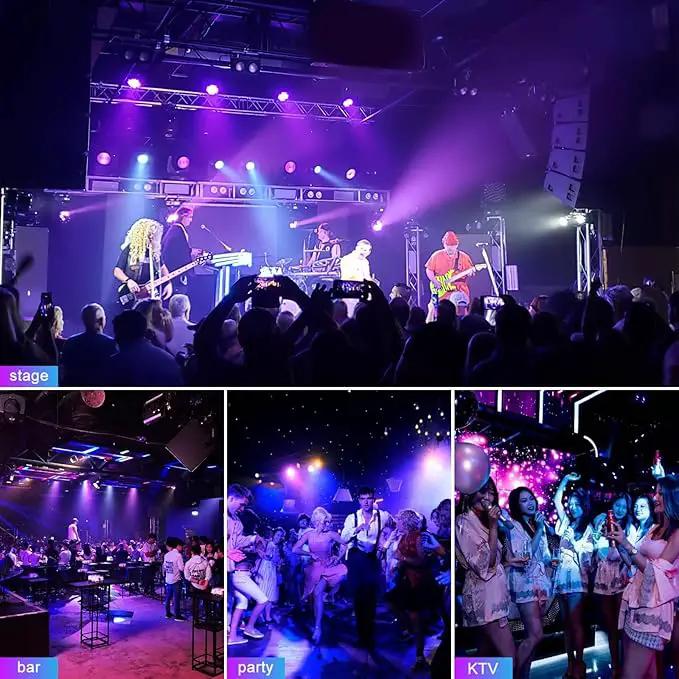 BETOPPER Stage RGB LED Par Lights, DMX Sound Activated Strobe Wash for Party, Wedding, Club, Festival by GreenHaven Gardens