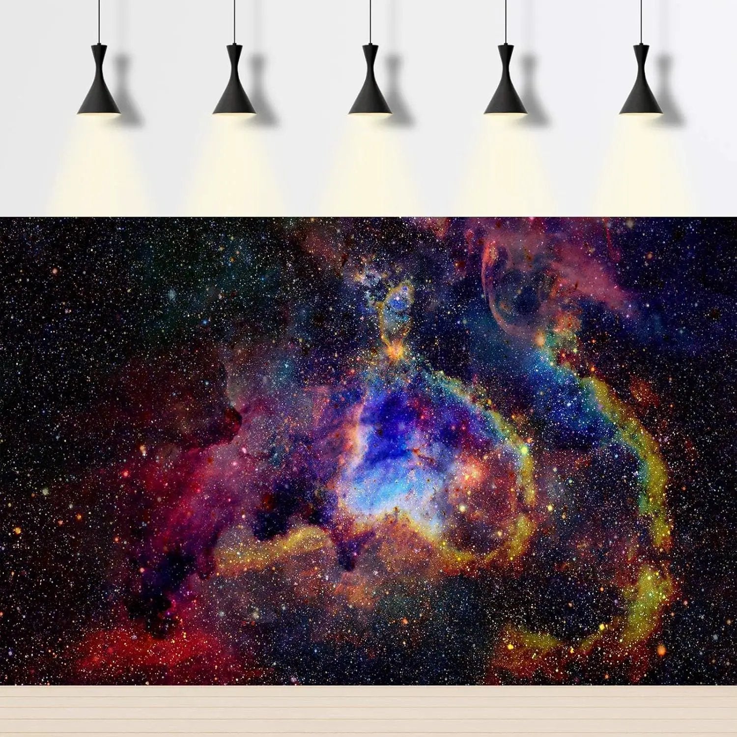Outer Space Aquarium Background Fantasy Alien Planet Nebula and Galaxies Terrarium Background Stars Nebula Atmosphere Fish Tank Background Outer Space Reptile Tank Background 60x24in by GreenHaven Gardens
