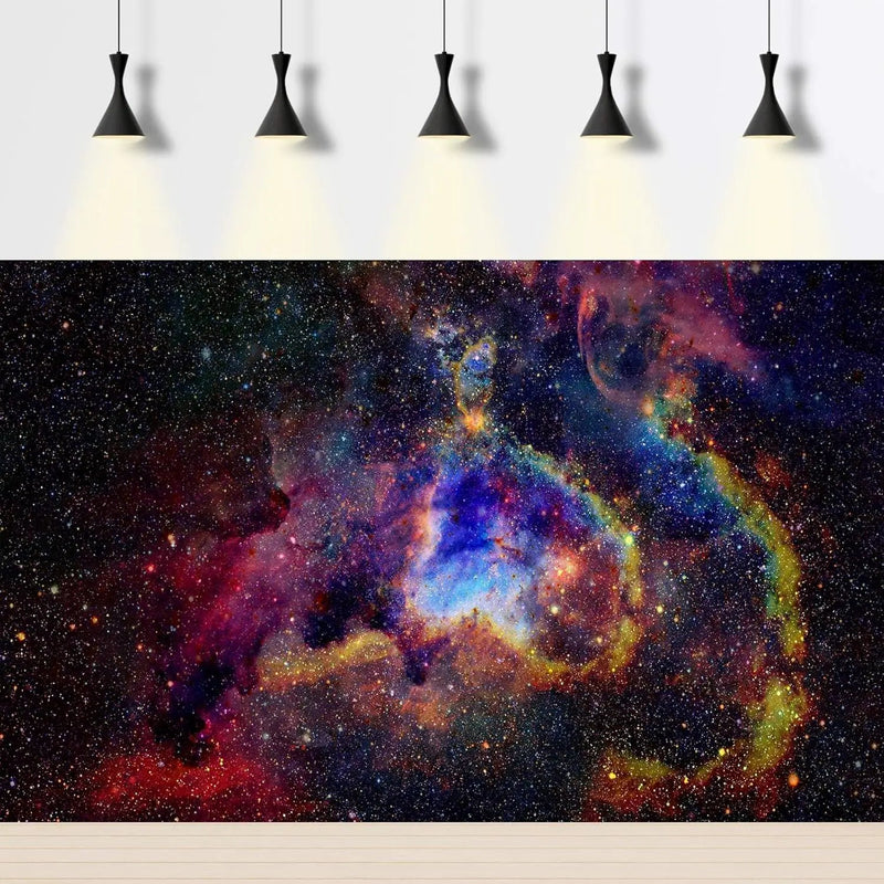 Outer Space Aquarium Background Fantasy Alien Planet Nebula and Galaxies Terrarium Background Stars Nebula Atmosphere Fish Tank Background Outer Space Reptile Tank Background 60x24in by GreenHaven Gardens