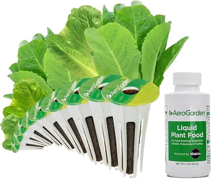 AeroGarden Mixed Romaine Lettuce Seed Pod Kit, Green,Red (9-pod) by GreenHaven Gardens