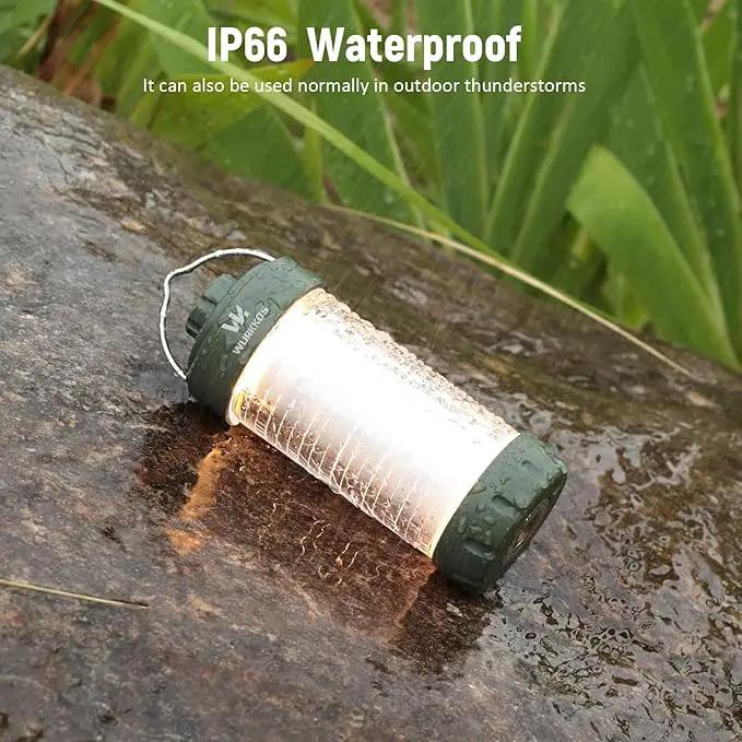 Wurkkos CL01 Camping Lantern Rechargeable, 550LM Waterproof Tent Light with Magnet Base, Up to 300H Runtime,Portable Lantern Flashlight with RGB light,Emergency Camp Light for Hurricane,Hiking,Camping by GreenHaven Gardens