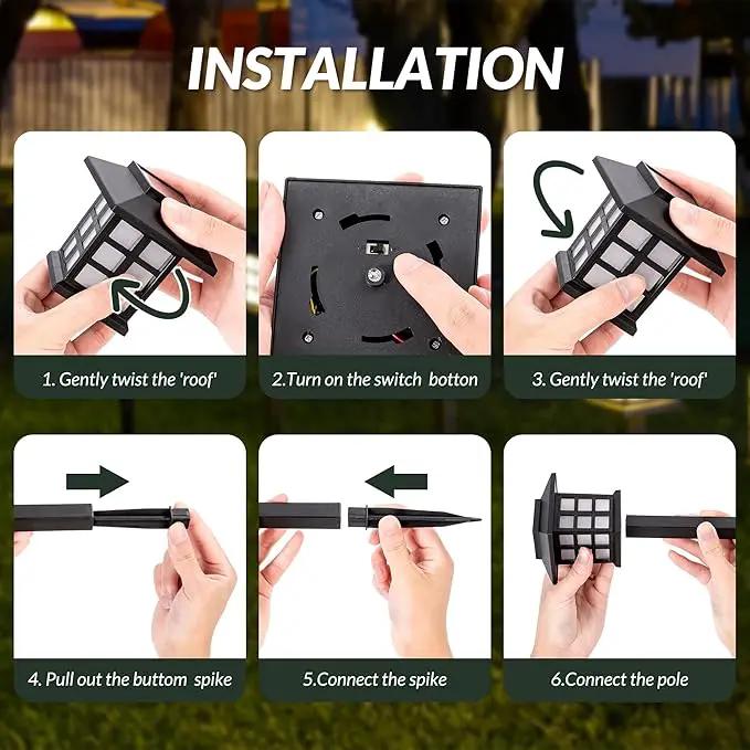 SOLPEX Solar Outdoor Lights,12 Pack Solar Path Lights, Solar Walkway Lights Outdoor, Solar Garden Lights, Solar Pathway Lights Outdoor Waterproof for Garden, Yard, Landscape and Driveway(Warm White) by GreenHaven Gardens