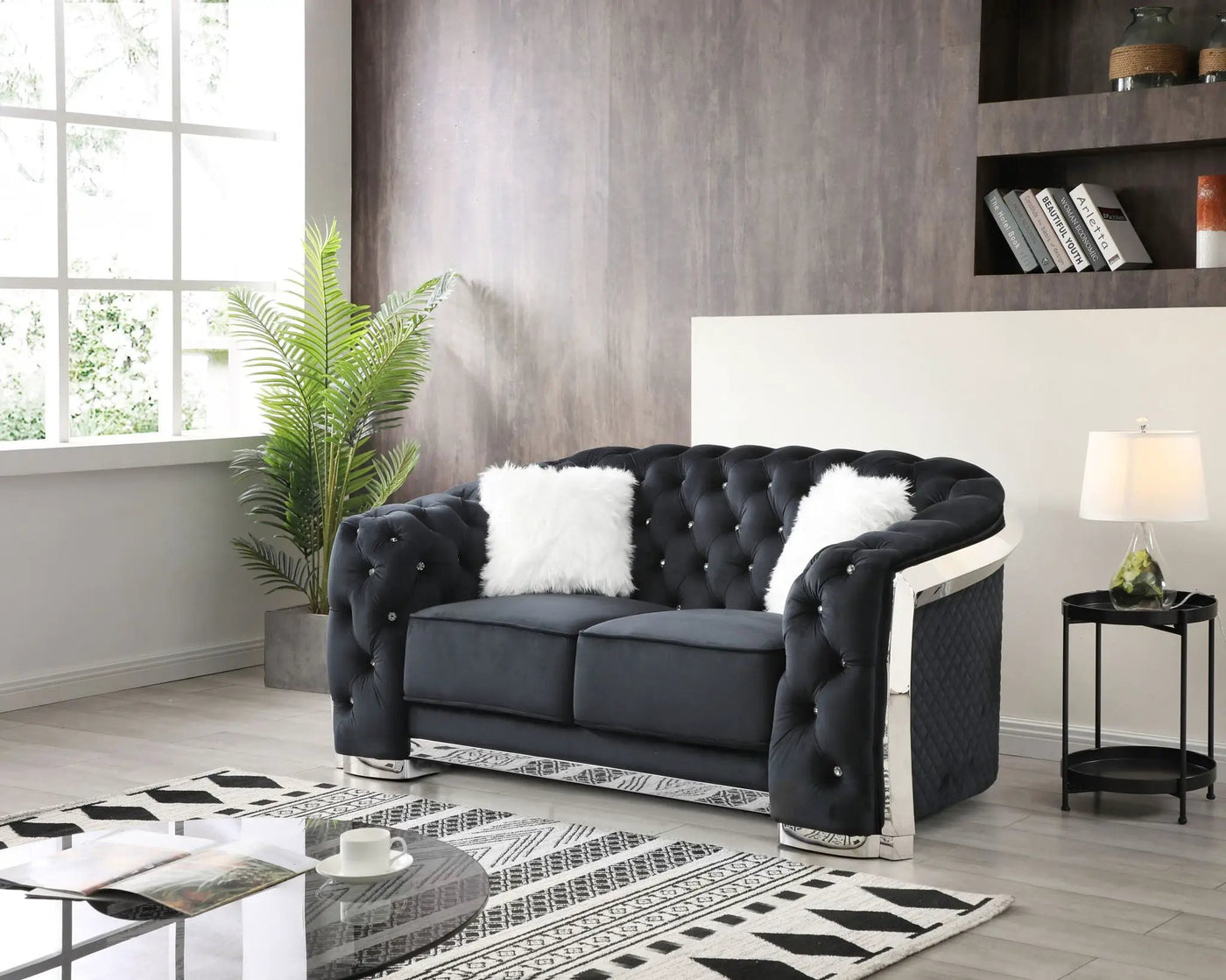Loveseat With Flared Arms by HouseOfZazla