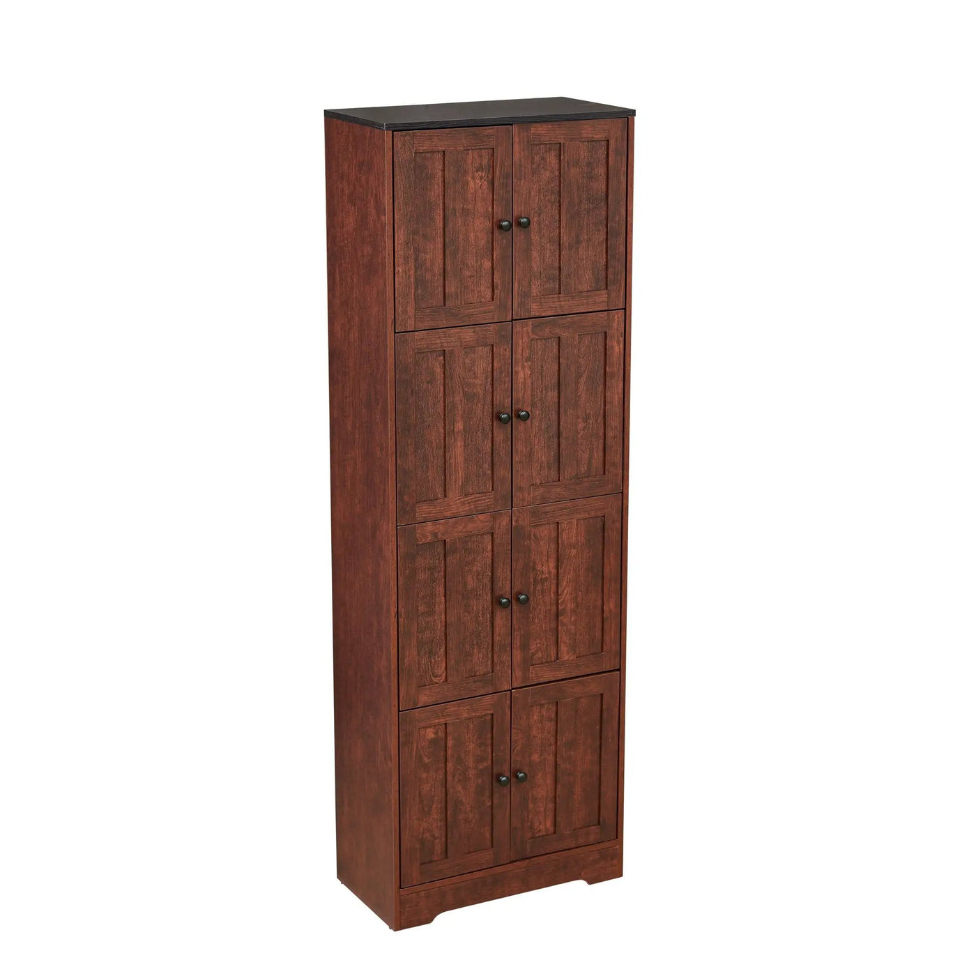 Tall Storage Cabinet With 8 Doors And 4 Shelves, Wall Storage Cabinet For Living Room, Kitchen, Office, Bedroom, Bathroom by HouseOfZazla