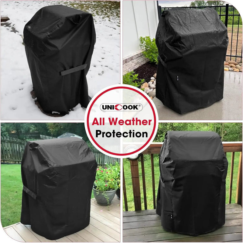 Unicook 2 Burner Grill Cover 30 Inch, Heavy Duty Waterproof Small BBQ Cover, Compatible with Weber Spirit 210 Grill with Side Tables Down, Does NOT Fit Spirit II E-210 with Side Tables Installed by GreenHaven Gardens