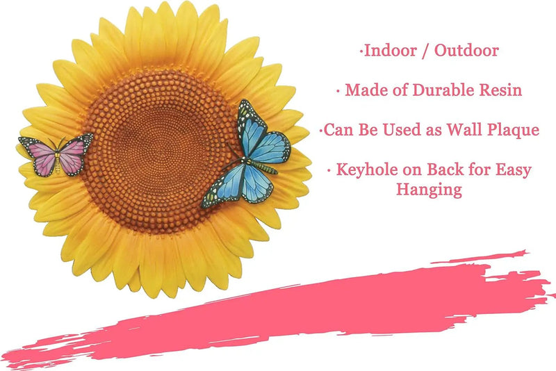 Spoontiques - Garden Décor - Sunflower Stepping Stone - Decorative Stone for Garden by GreenHaven Gardens