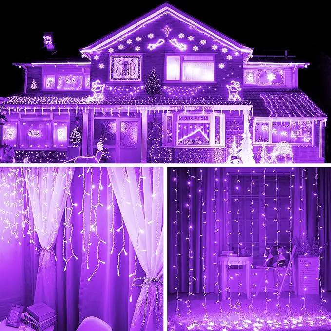String Lights, 2 Pack Battery Operated String Lights with Remote Timer Waterproof 8 Modes String Lights for Bedroom,Garden,Party,Xmas Tree Indoor Outdoor Decorations (Purple, 36) by GreenHaven Gardens